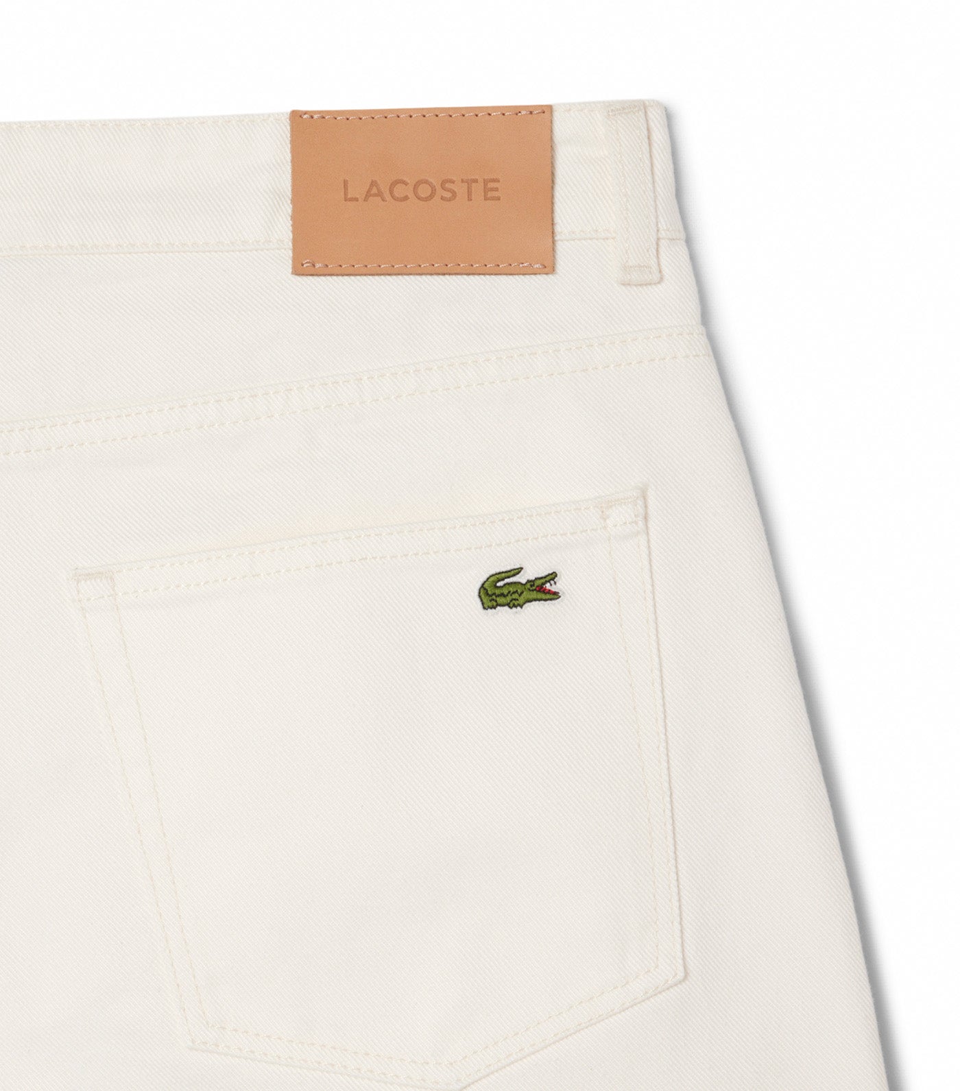 Straight Fit Denim Bermuda Shorts