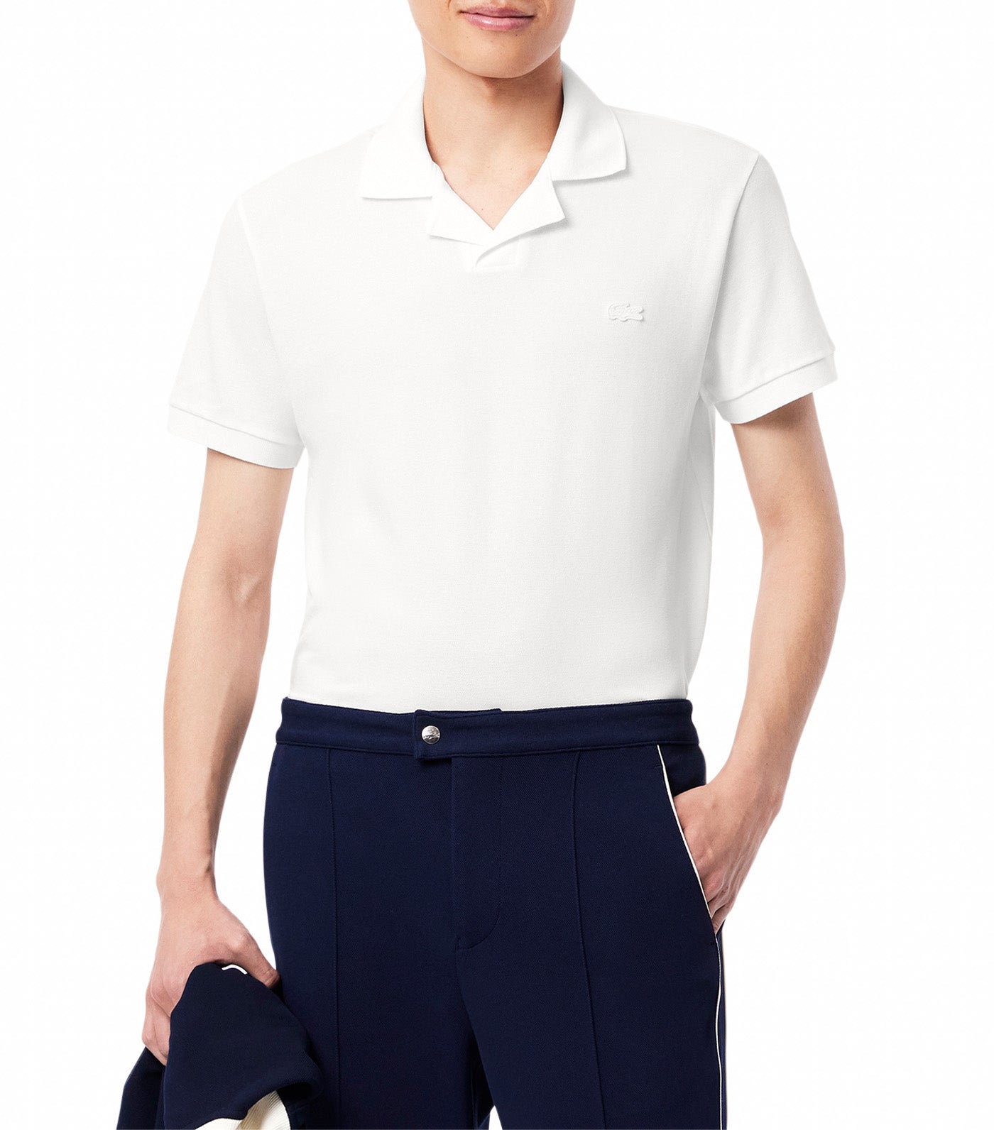 Classic Fit Open Neck Paris Polo Shirt