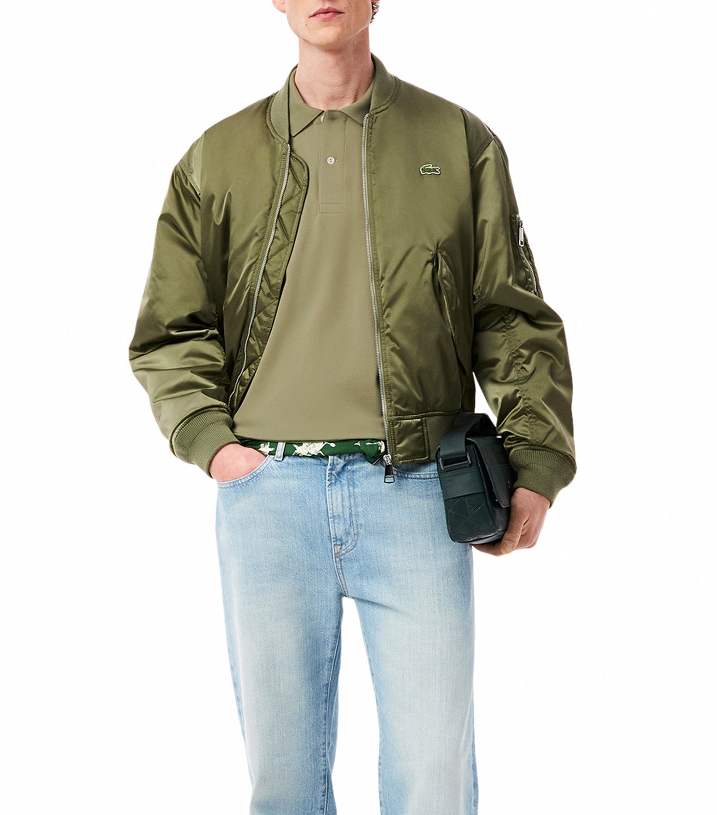 Classic Fit L.12.12 LIGHT Piqué Polo Shirt Khaki