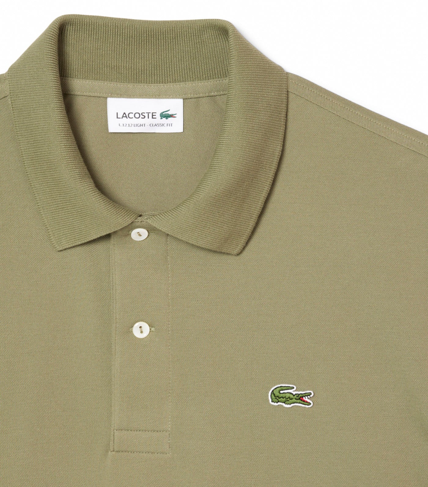 Classic Fit L.12.12 LIGHT Piqué Polo Shirt Khaki