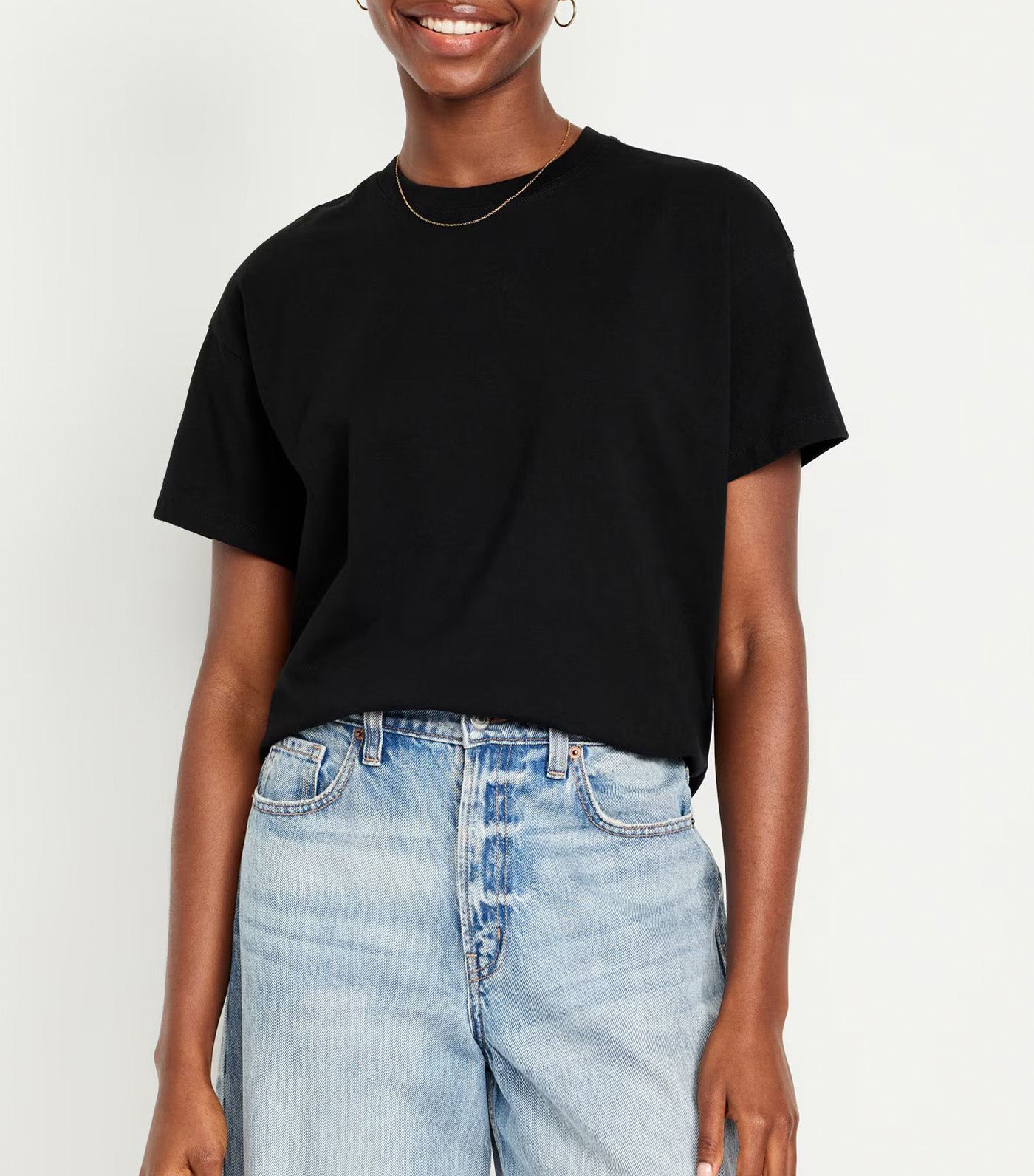 Vintage Crew-Neck T-Shirt for Women