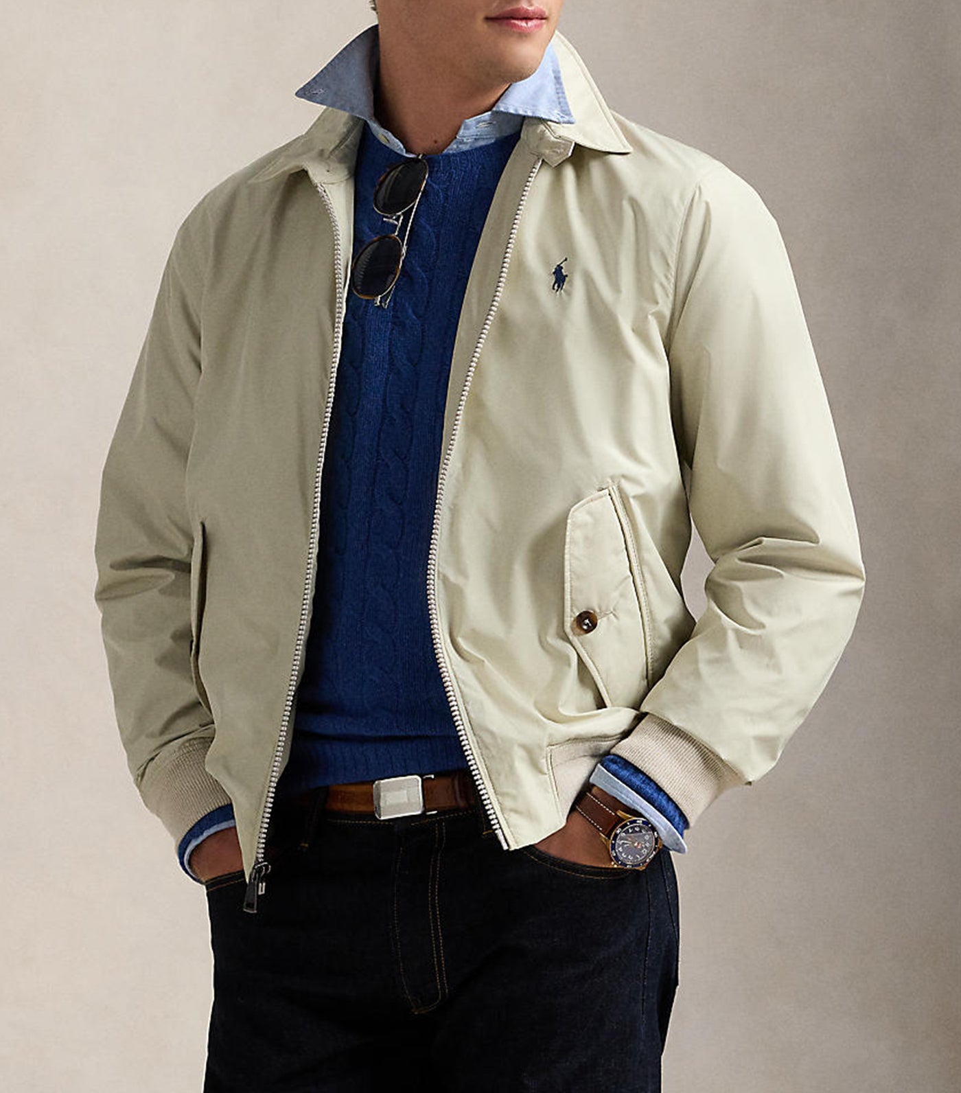 Men's Packable Jacket Stoneware Gray