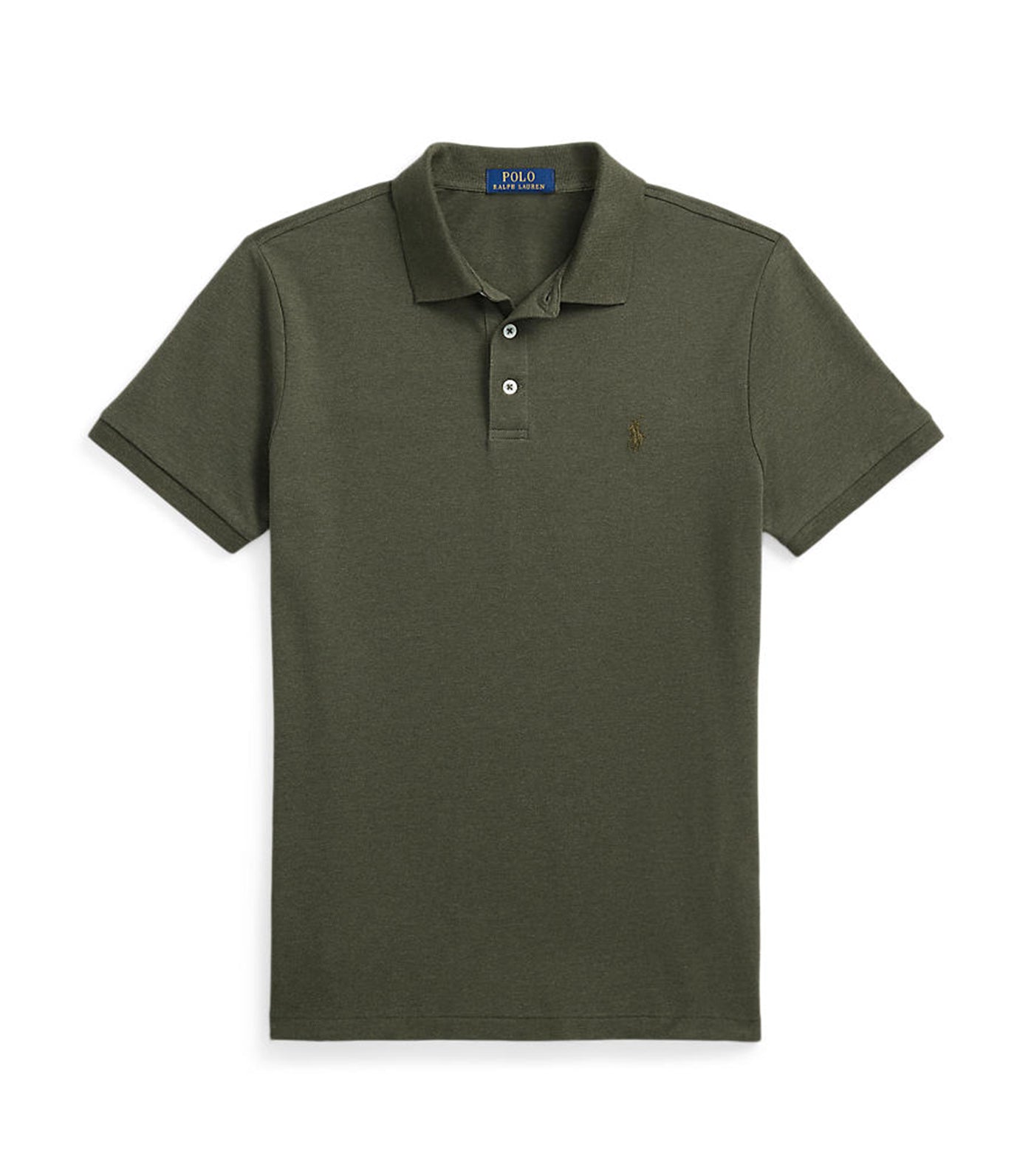 Men's Custom Slim Fit Stretch Mesh Polo Shirt