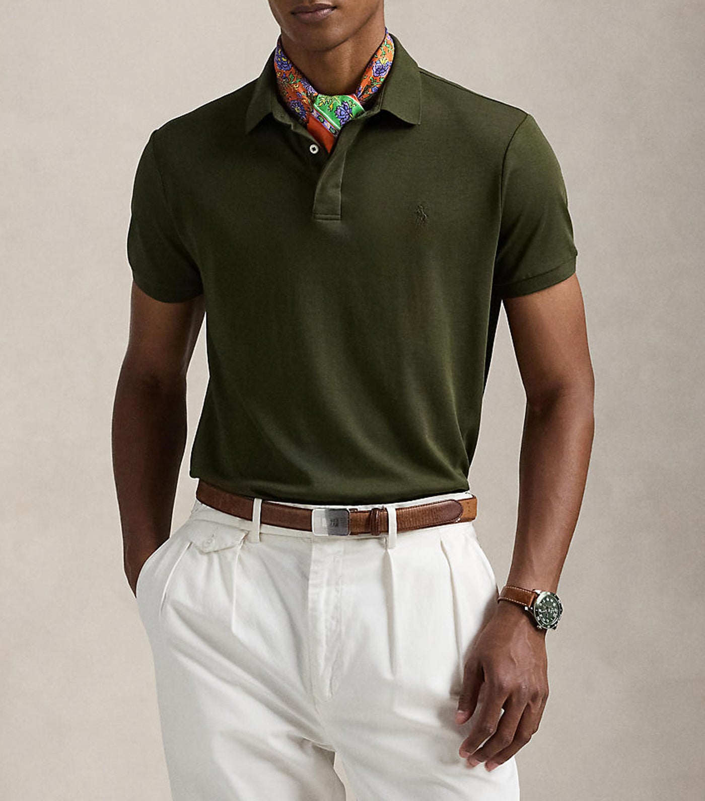Men's Custom Slim Fit Soft Cotton Polo Shirt Armadillo
