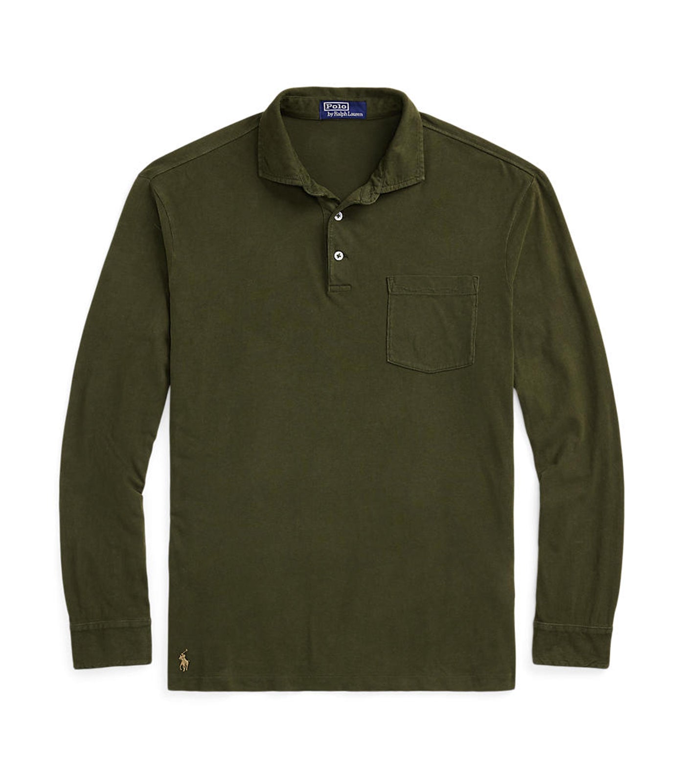 Men's Classic Fit Sueded Jersey Polo Shirt Armadillo