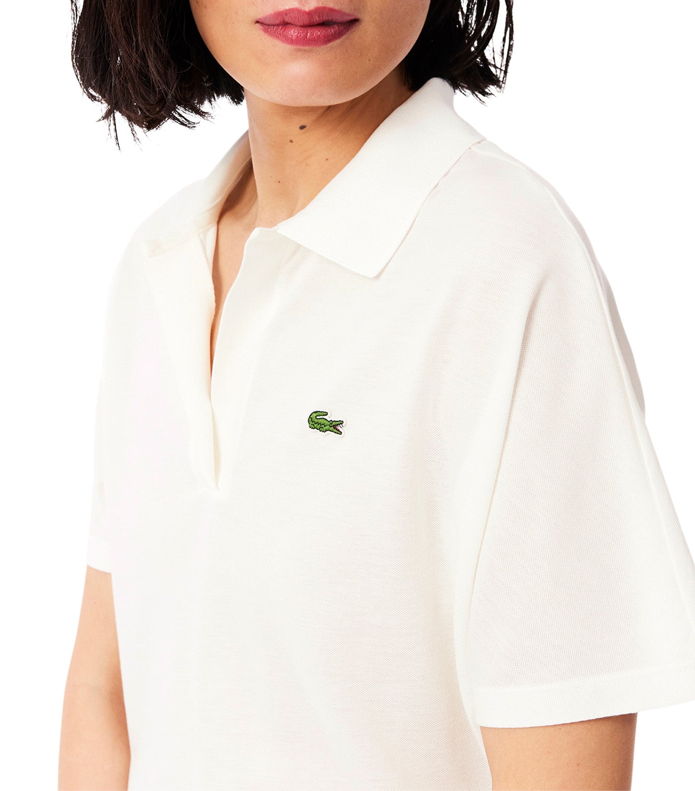 Relaxed Fit Fluid Pique Polo Shirt