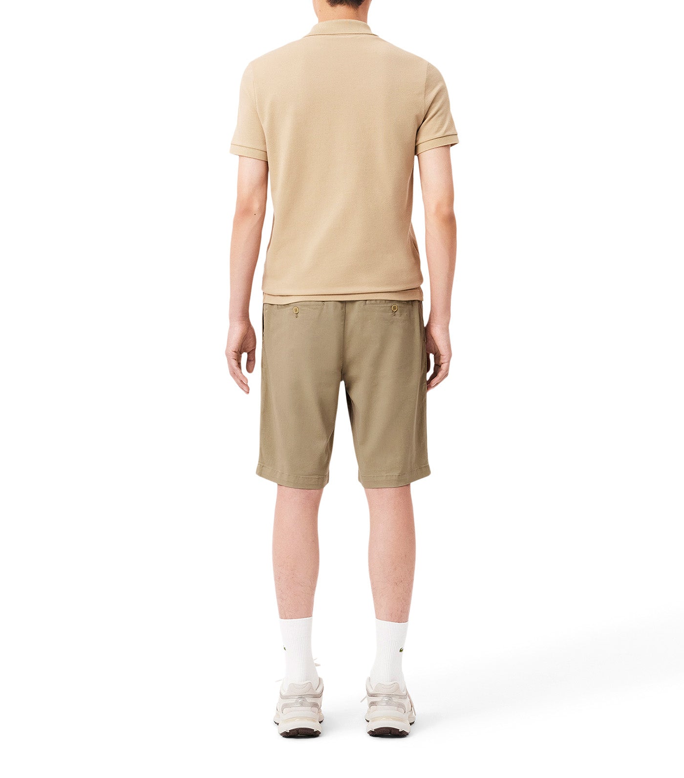 Slim Fit Stretch Cotton Bermuda Shorts