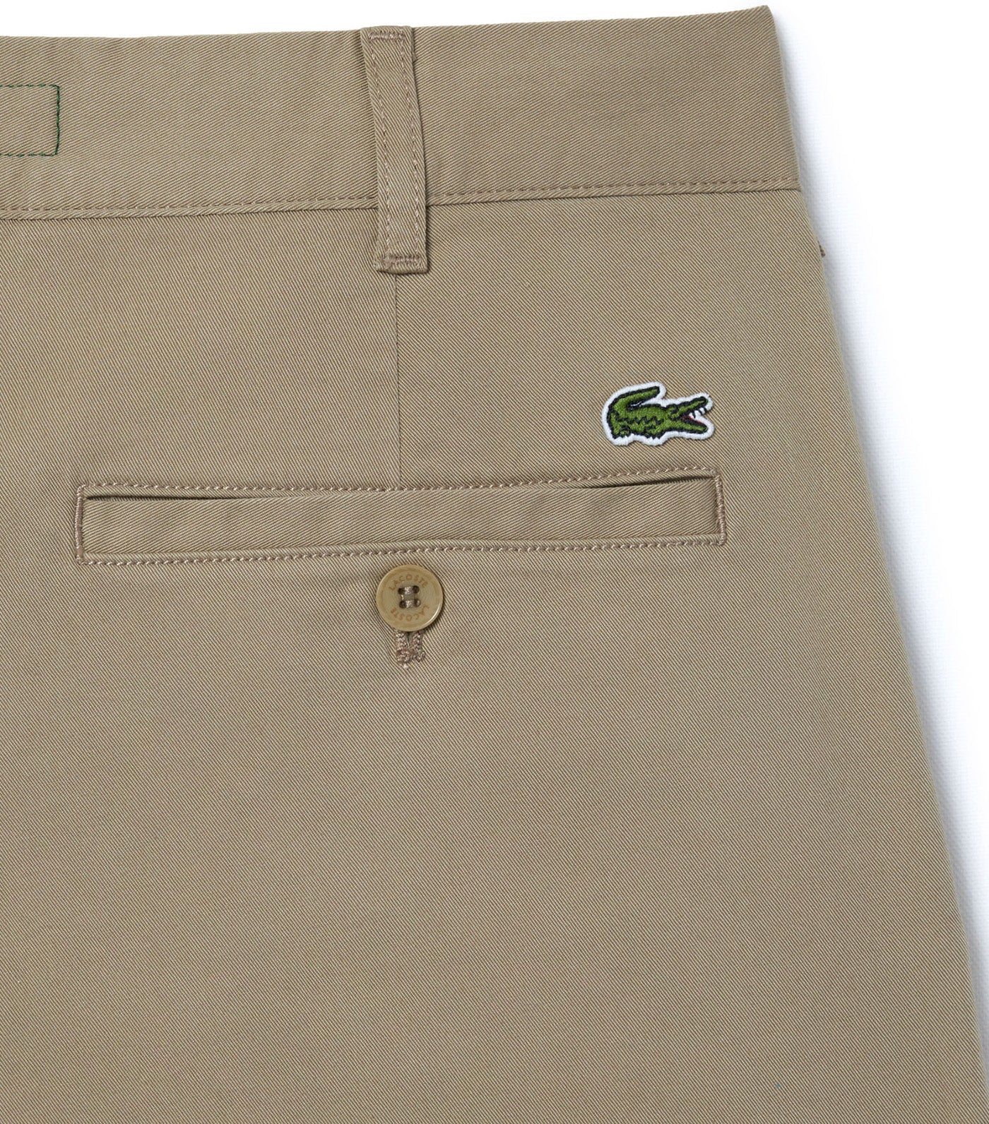 Slim Fit Stretch Cotton Bermuda Shorts