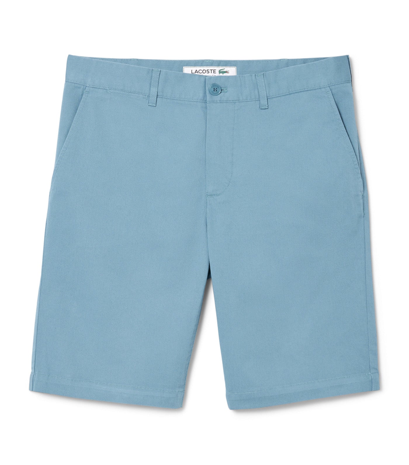 Slim Fit Stretch Cotton Bermuda Shorts
