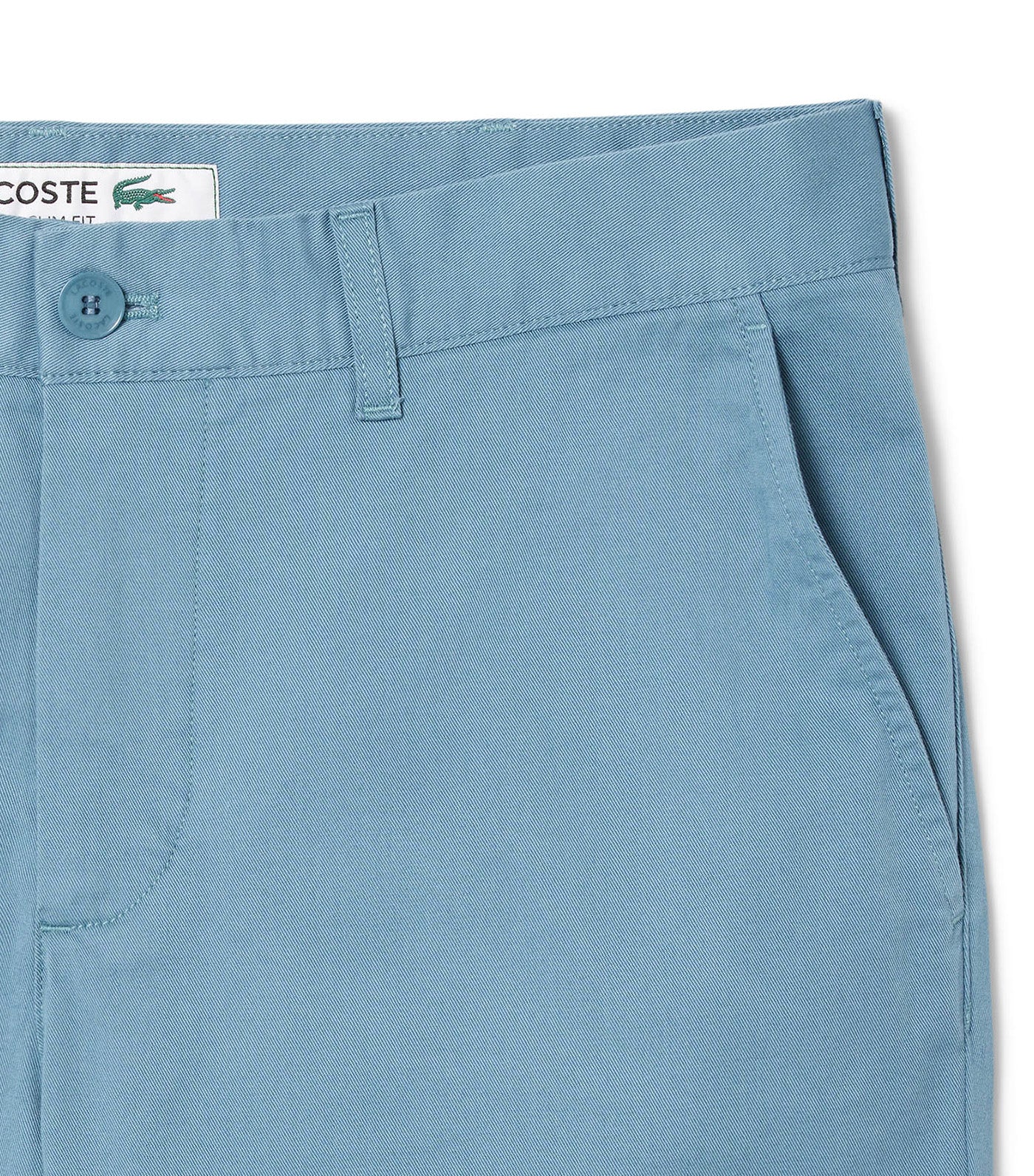 Slim Fit Stretch Cotton Bermuda Shorts