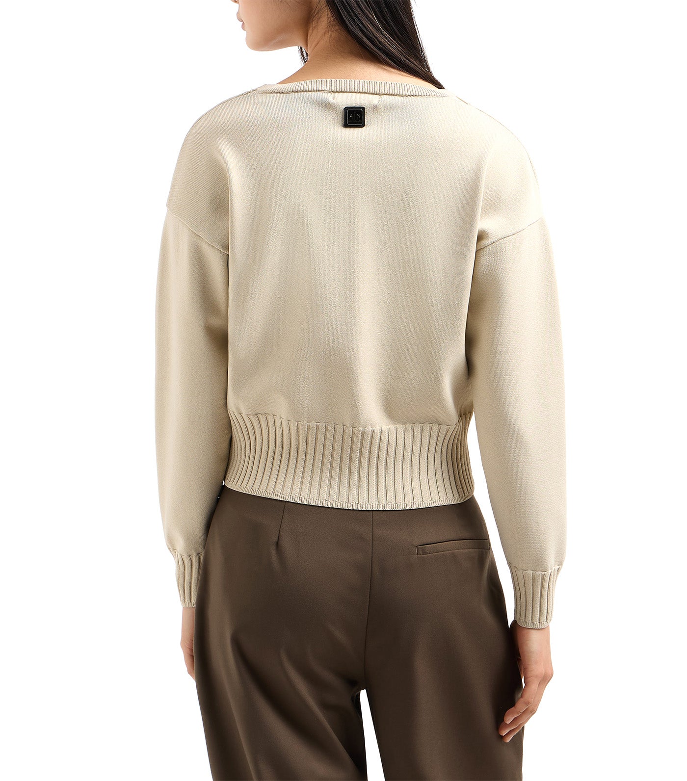 ASV Contrast Detail Sweater Mirage