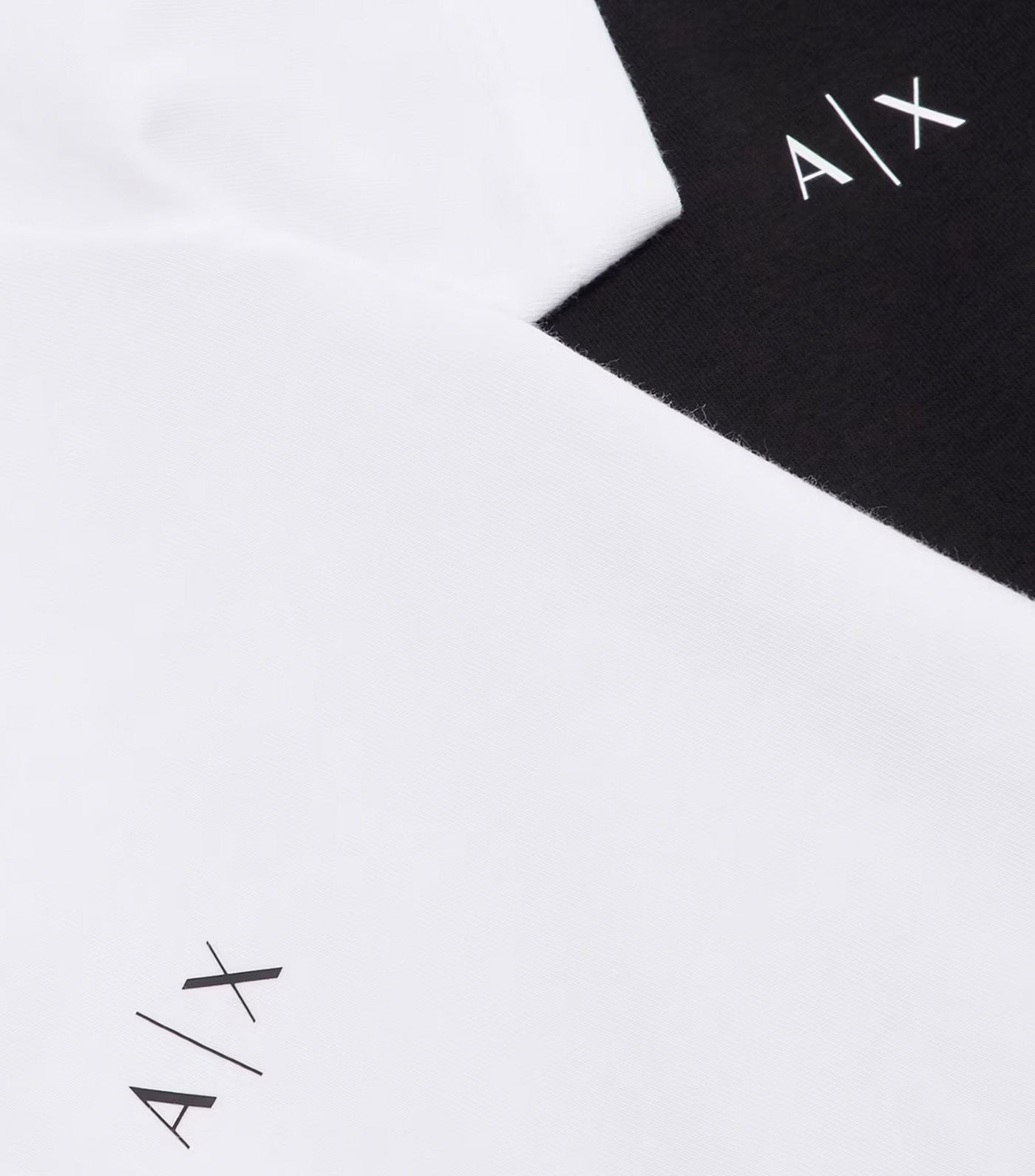 Armani Exchange 2-Pack Jersey T-Shirts Black/White 