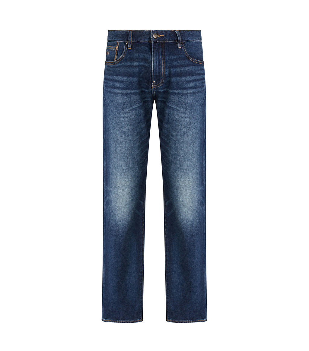 Armani Exchange J16 Straight Fit Jeans Dark Blue Denim | Rustan