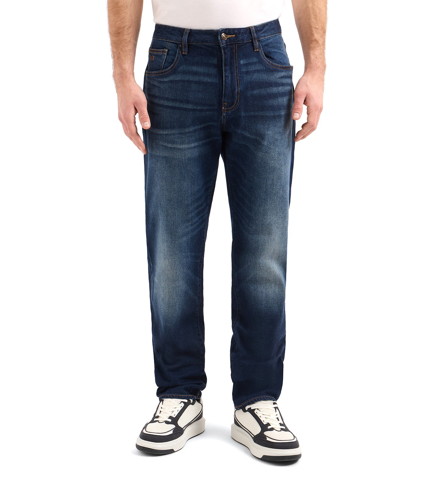 J16 Straight Fit Jeans Dark Blue Denim
