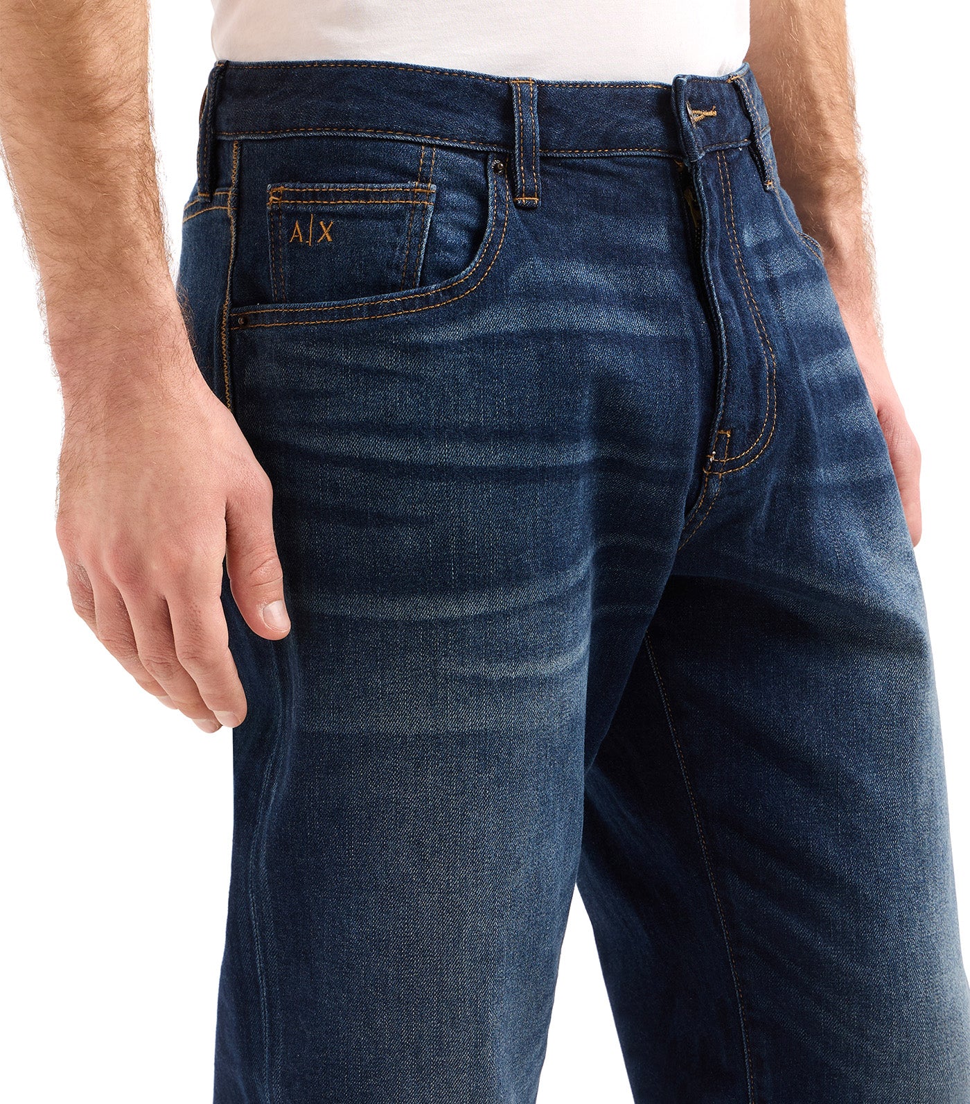 J16 Straight Fit Jeans Dark Blue Denim