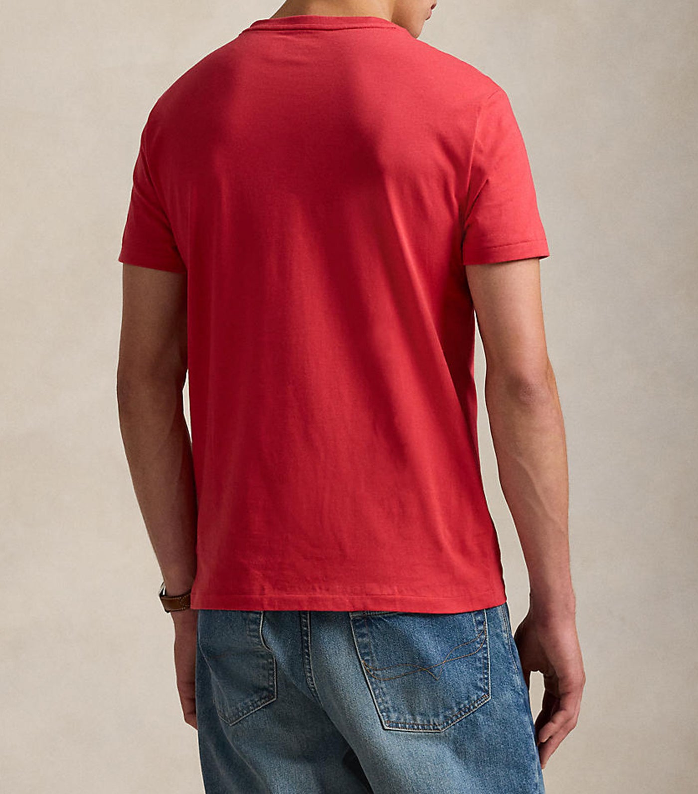 Men's Custom Slim Fit Jersey Crewneck T-Shirt