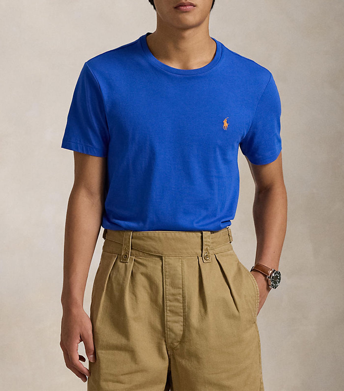 Men's Custom Slim Fit Jersey Crewneck T-Shirt