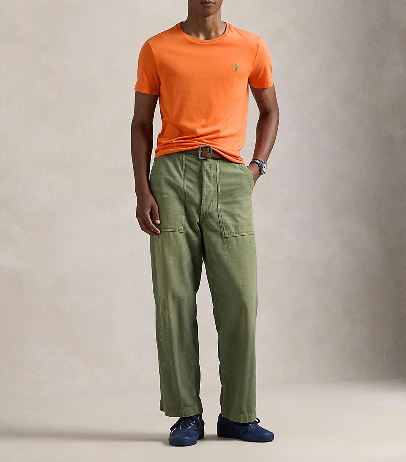 Men's Custom Slim Fit Jersey Crewneck T-Shirt