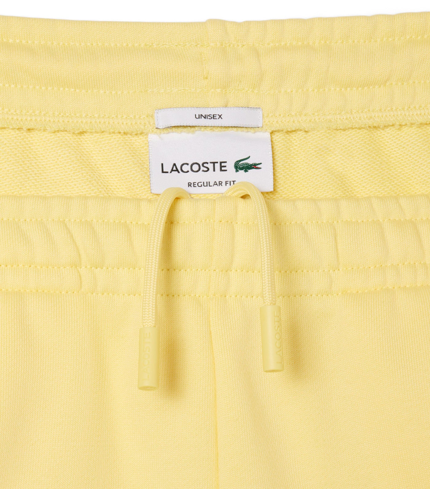 Printed Cotton Fleece Shorts Yellow
