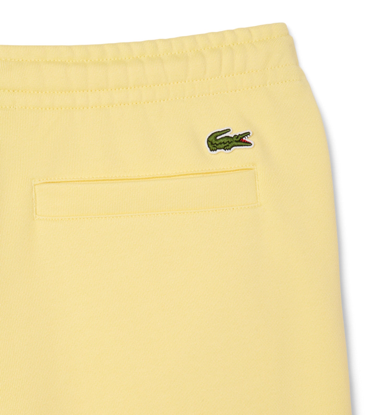Printed Cotton Fleece Shorts Yellow