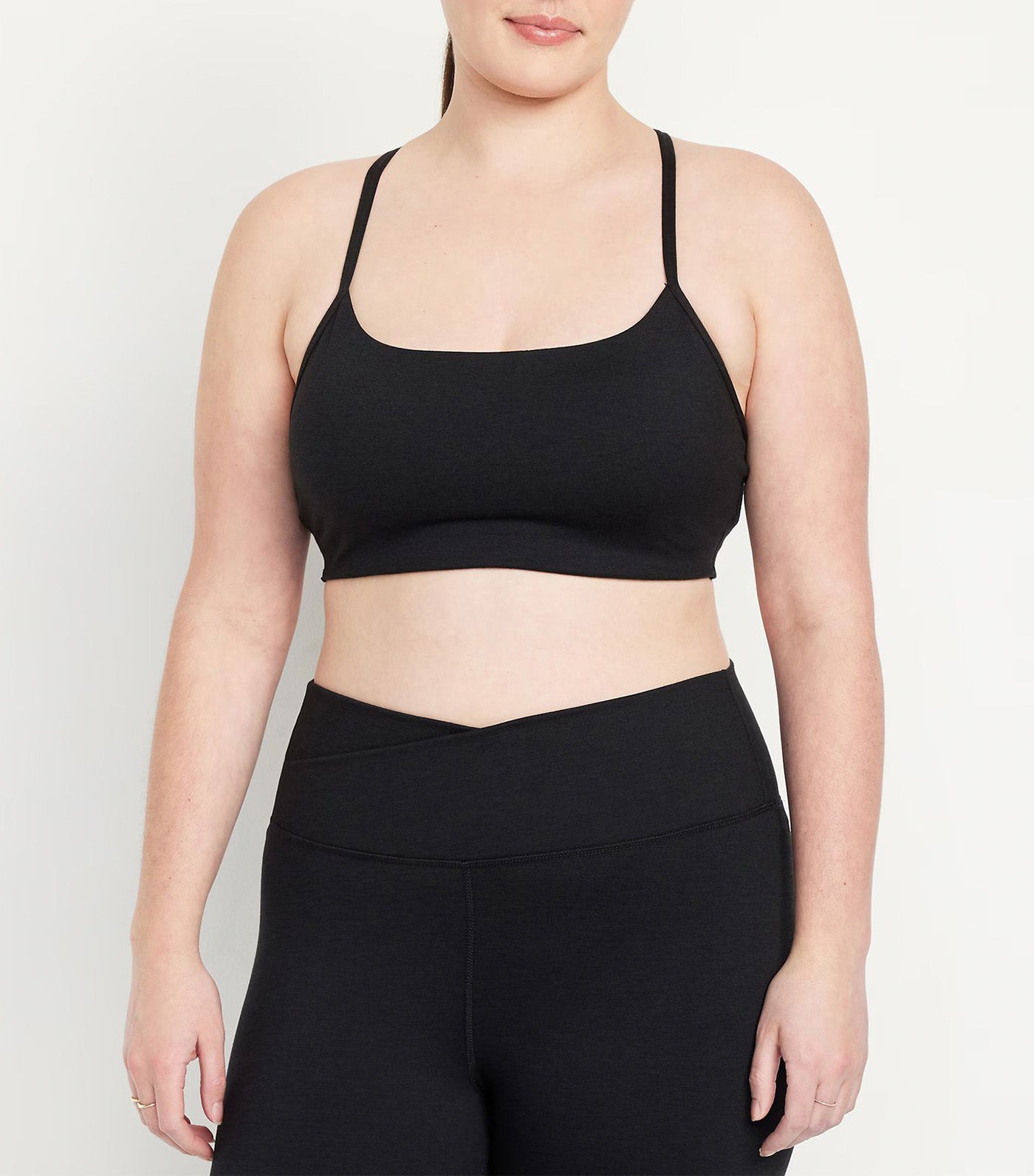 Maternity Light Support CloudComfy Sports Bra Black Jack