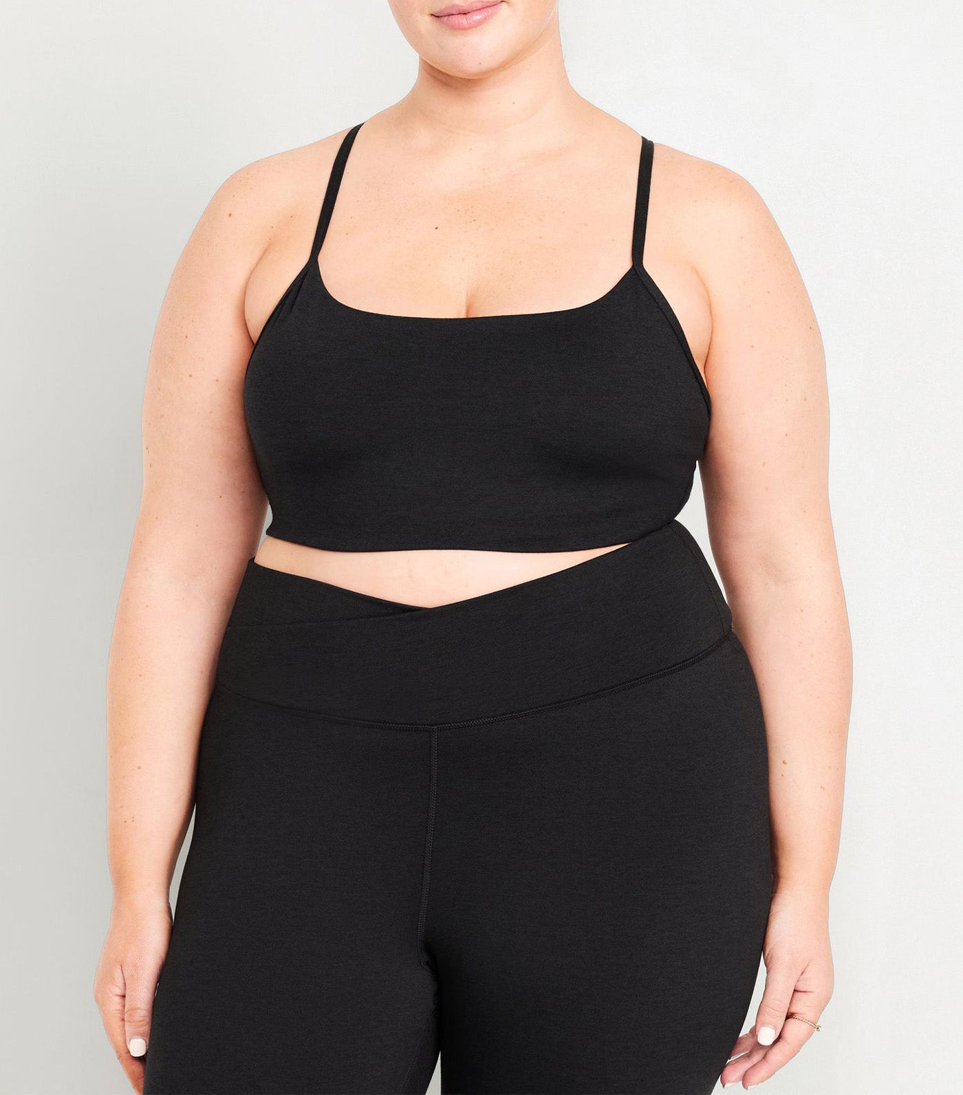 Maternity Light Support CloudComfy Sports Bra Black Jack