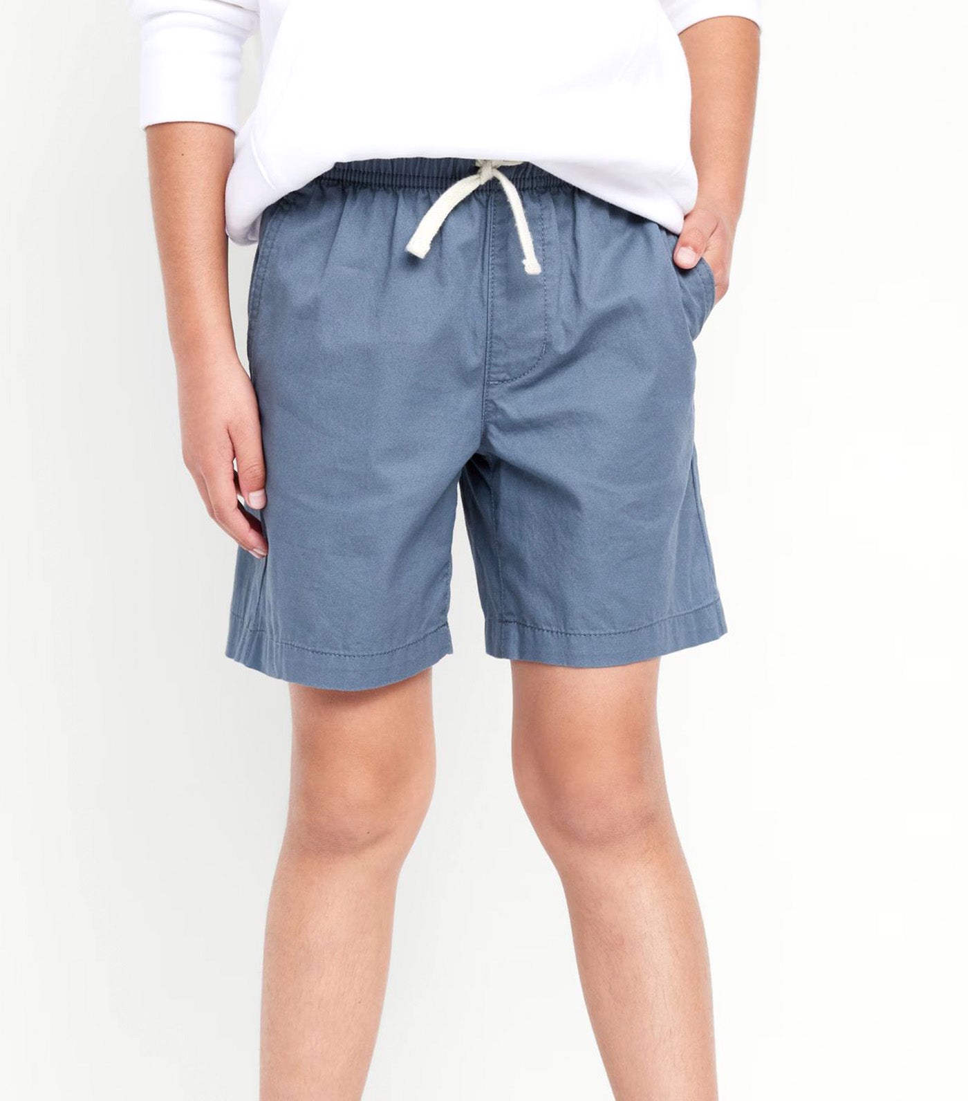 Old Navy Kids Twill Non-Stretch Jogger Shorts for Boys Above Knee Wintry Waters