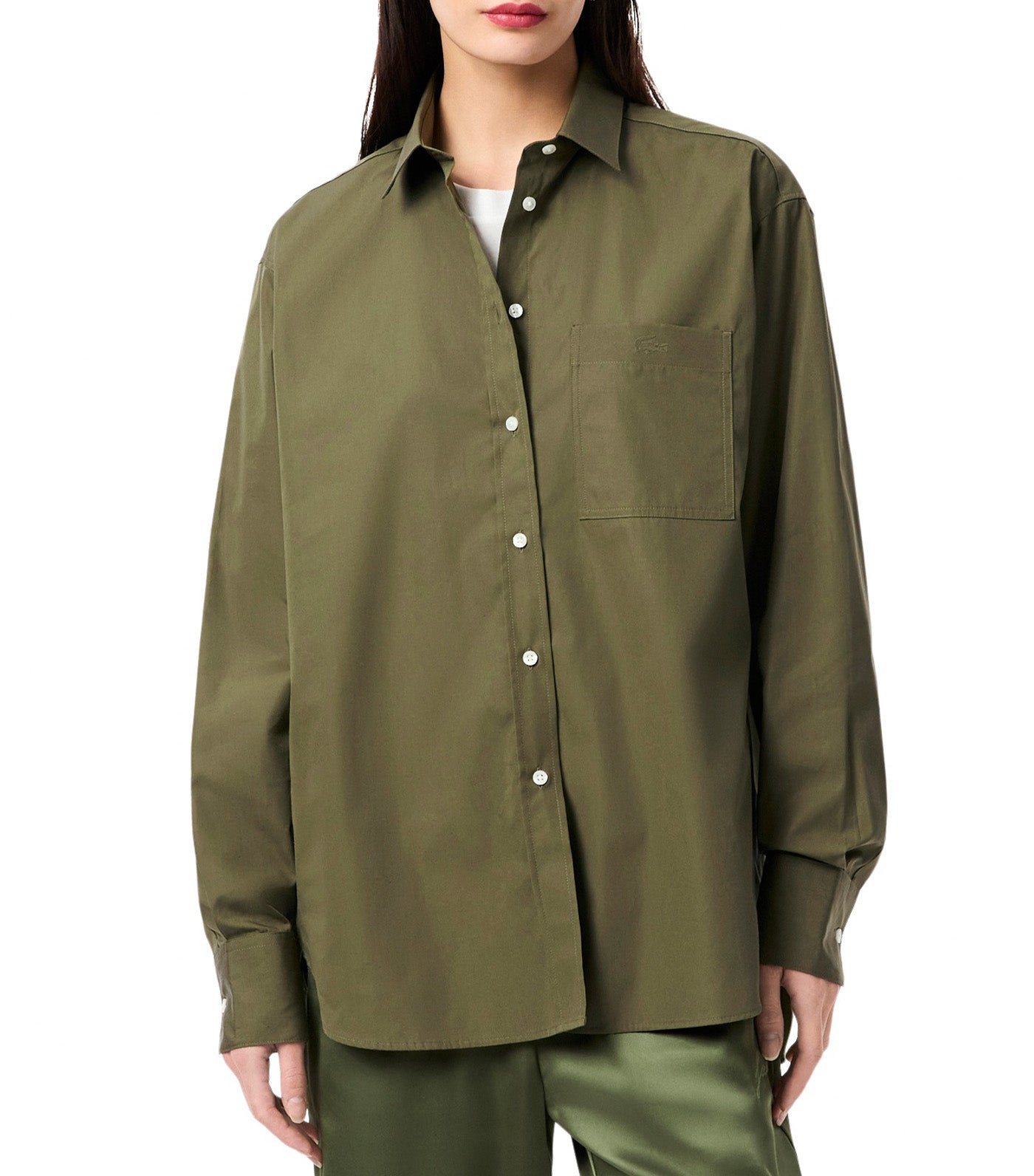 Oversized Cotton Poplin Shirt