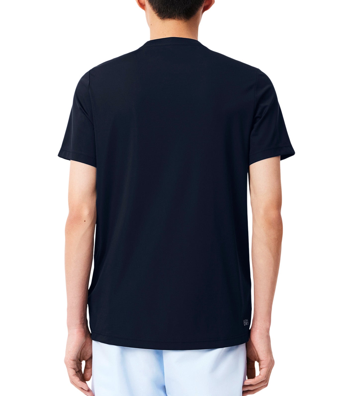 Lacoste UV Protect Lightweight Stretch Sport T-Shirt Navy Blue