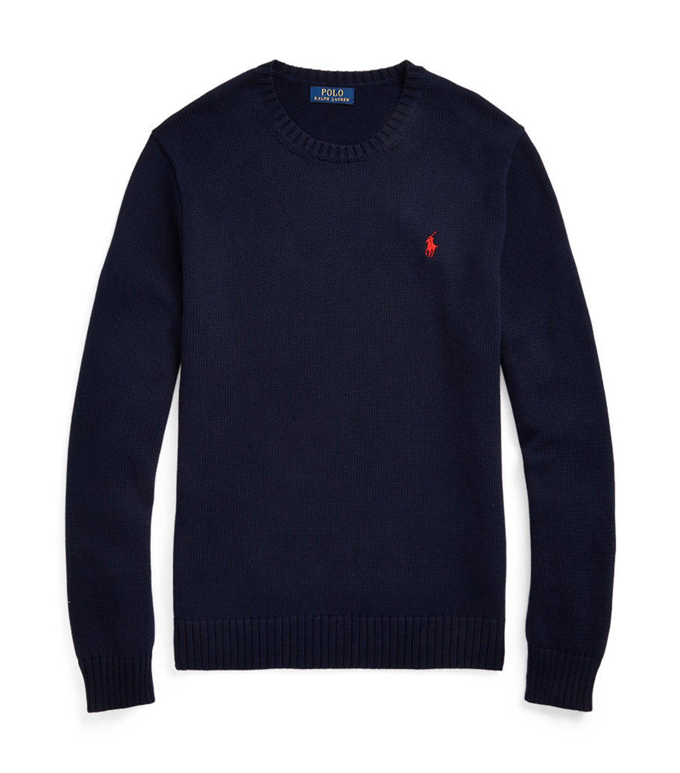 Men's Cotton Crewneck Sweater Hunter Navy