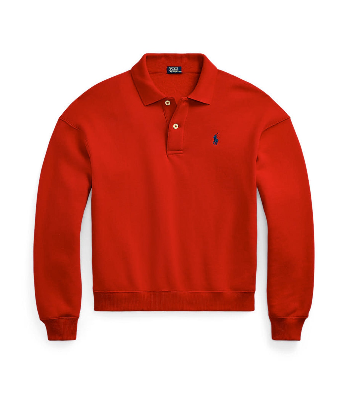 Women's Polo-Collar Fleece Pullover