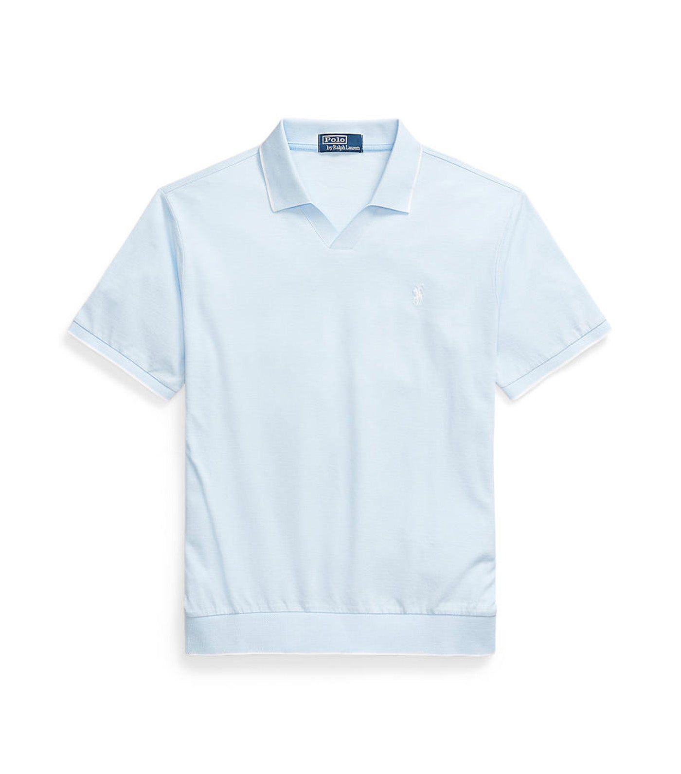 Men's Jacquard Mesh Polo Shirt