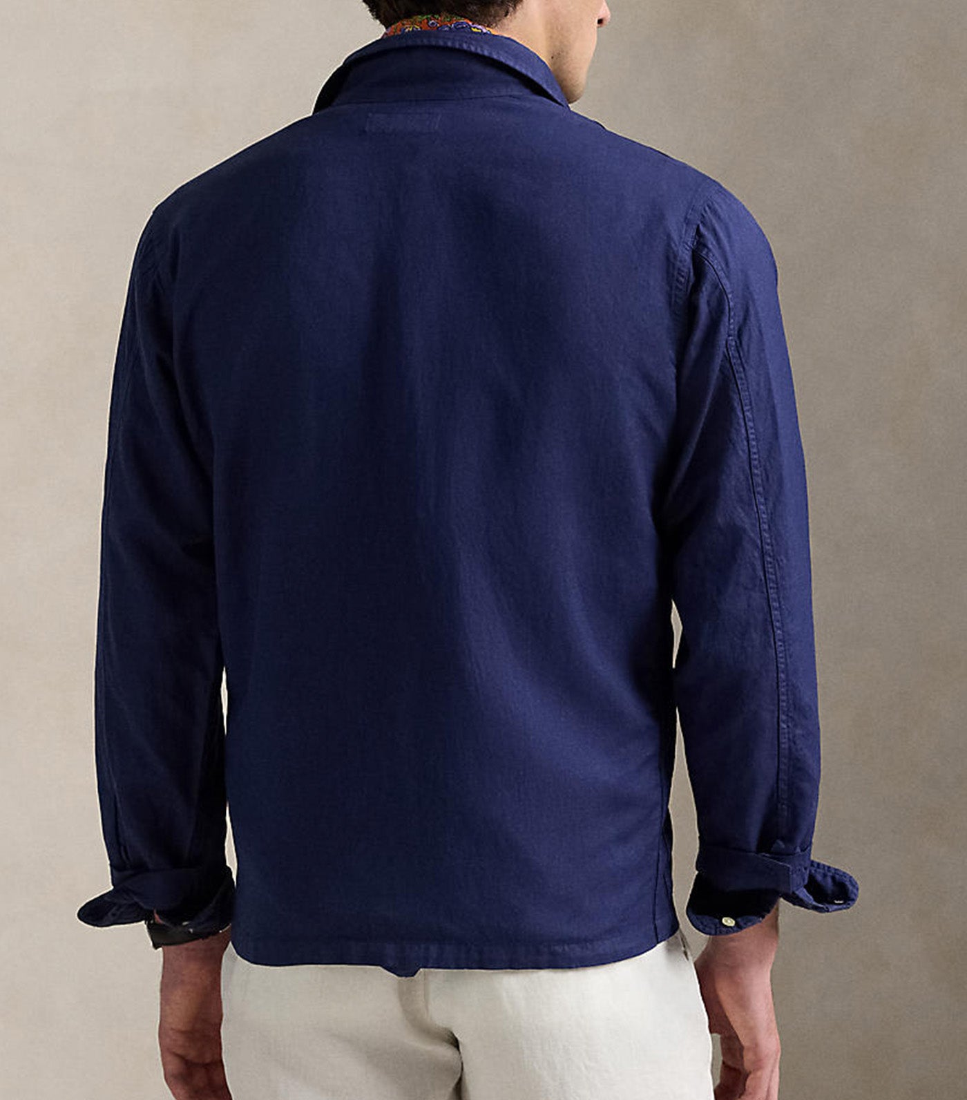 Men's Linen-Cotton Overshirt