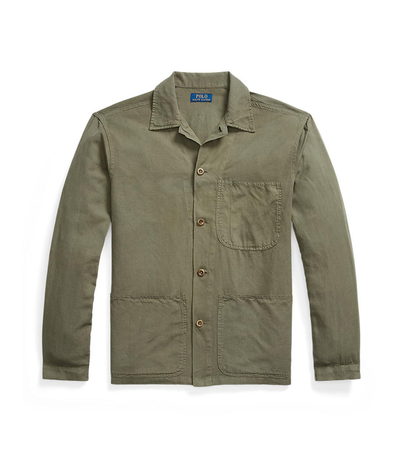 Men's Linen-Cotton Overshirt