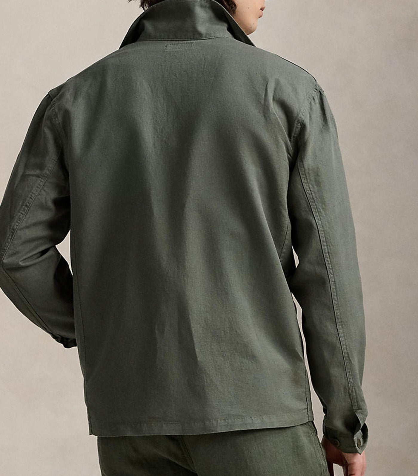 Men's Linen-Cotton Overshirt