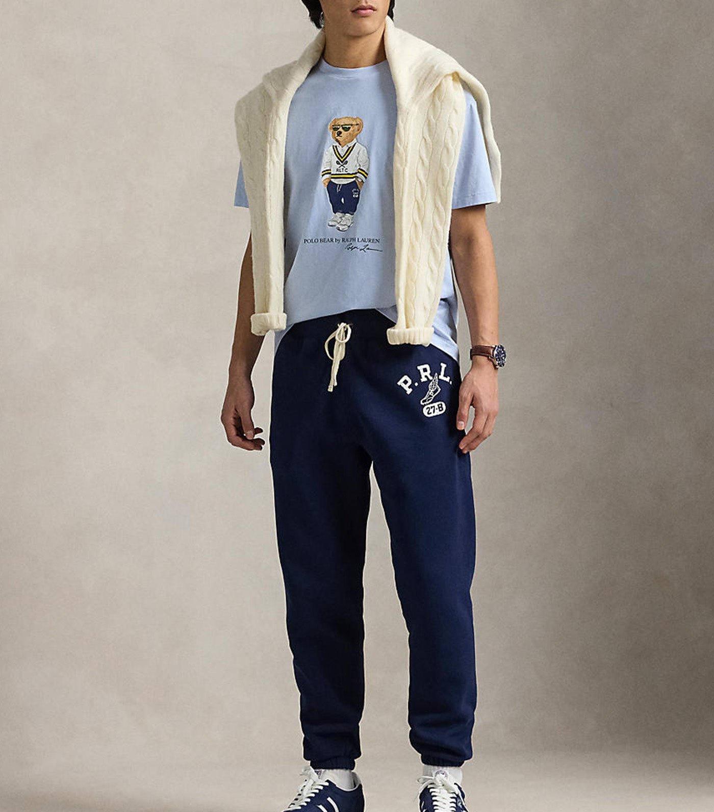Men's Custom Slim Fit Polo Bear Jersey T-Shirt