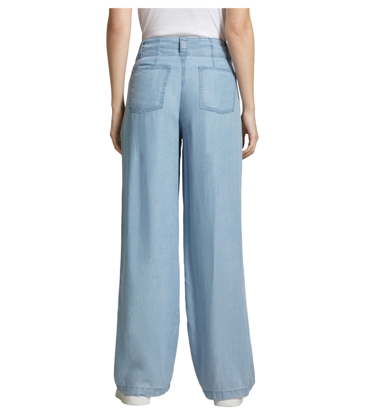 5 Pocket Tencel Trouser Blue