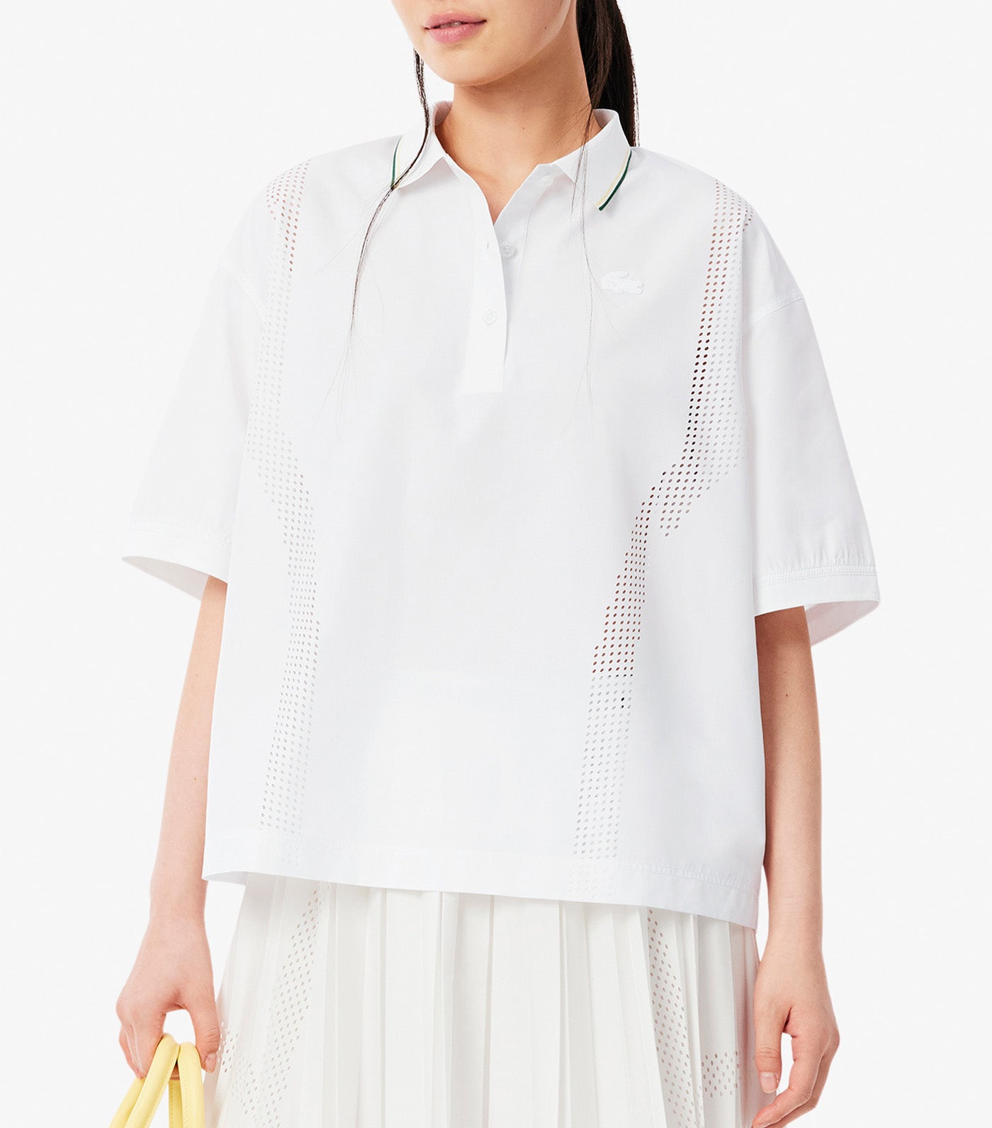 Oversized Tech Fabric Polo