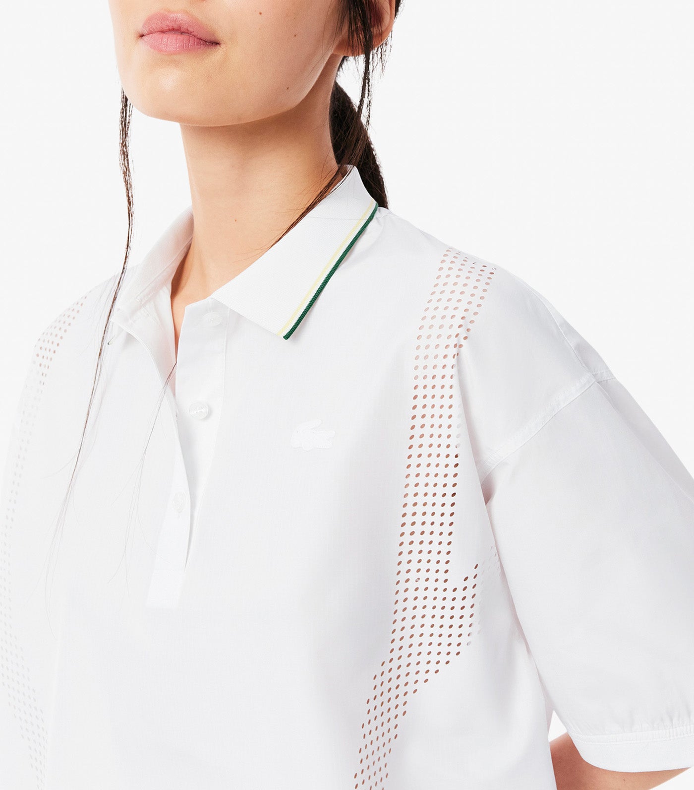 Oversized Tech Fabric Polo