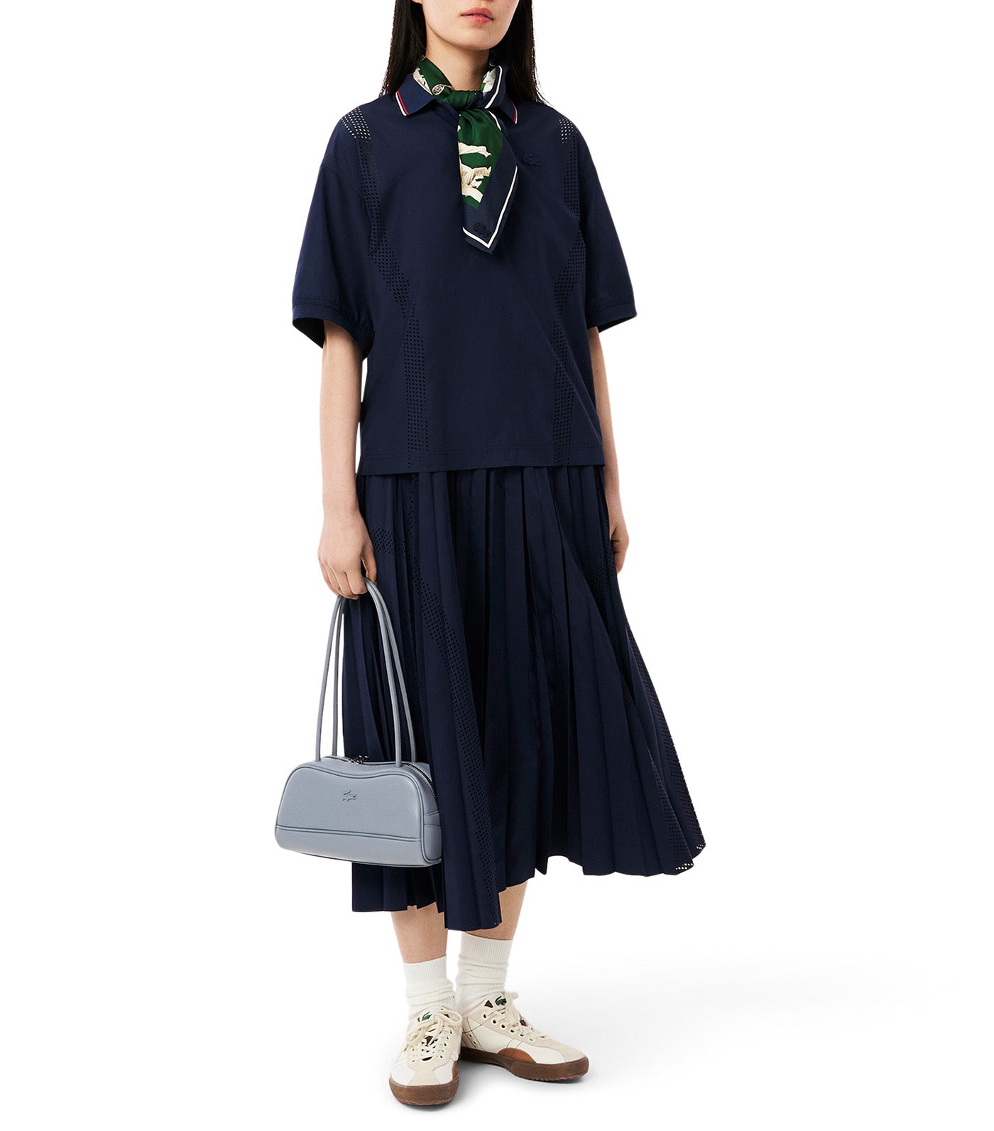 Oversized Tech Fabric Polo