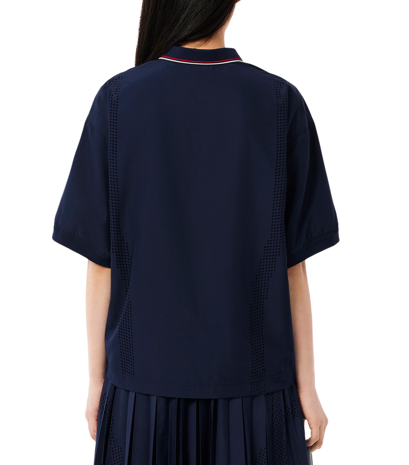 Oversized Tech Fabric Polo