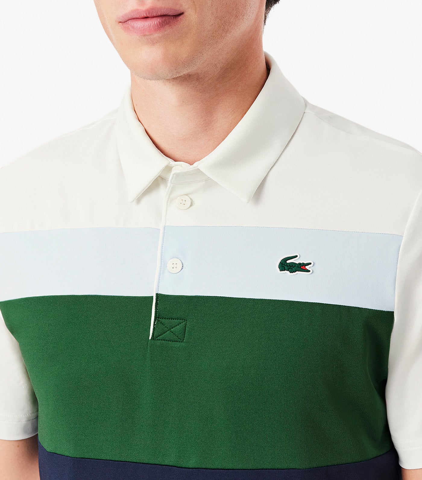 Regular Fit Color-Block Golf Polo Shirt