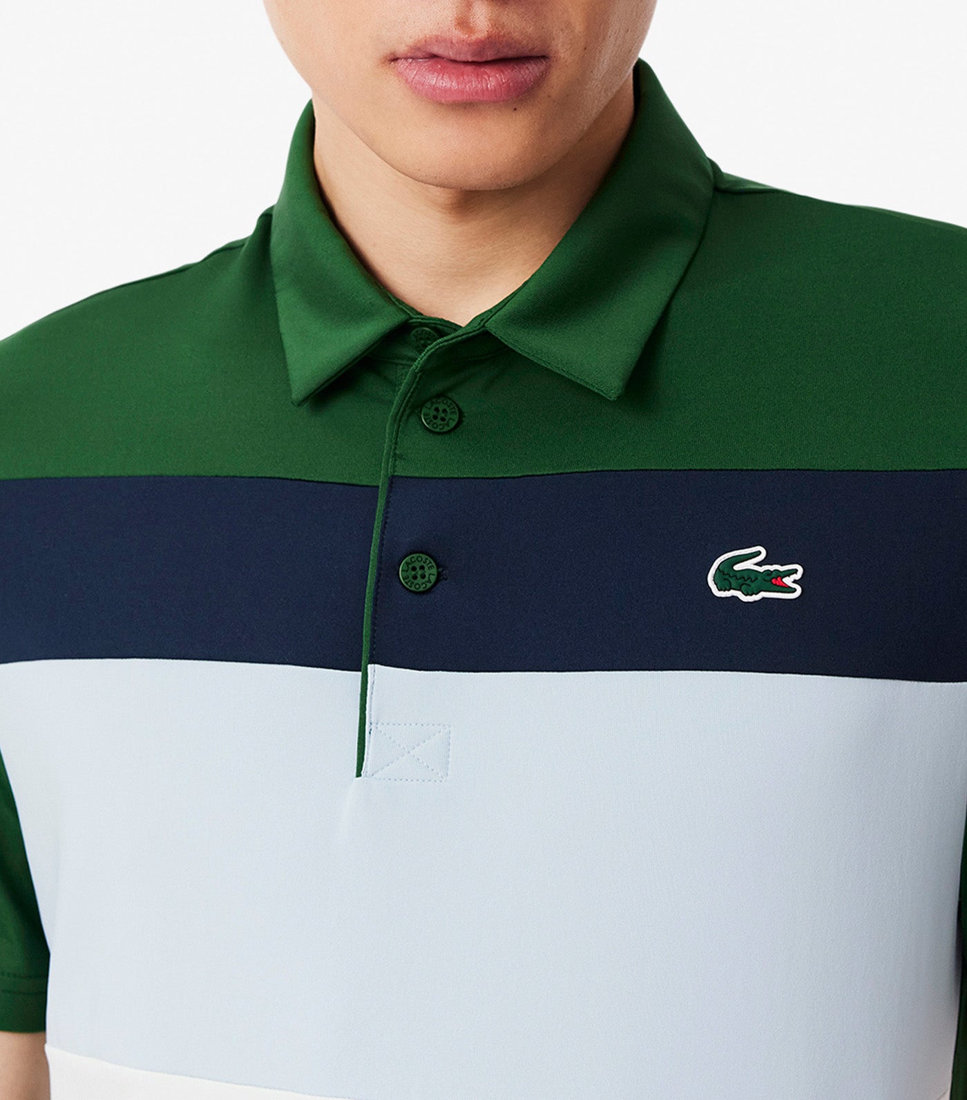 Regular Fit Color-Block Golf Polo Shirt
