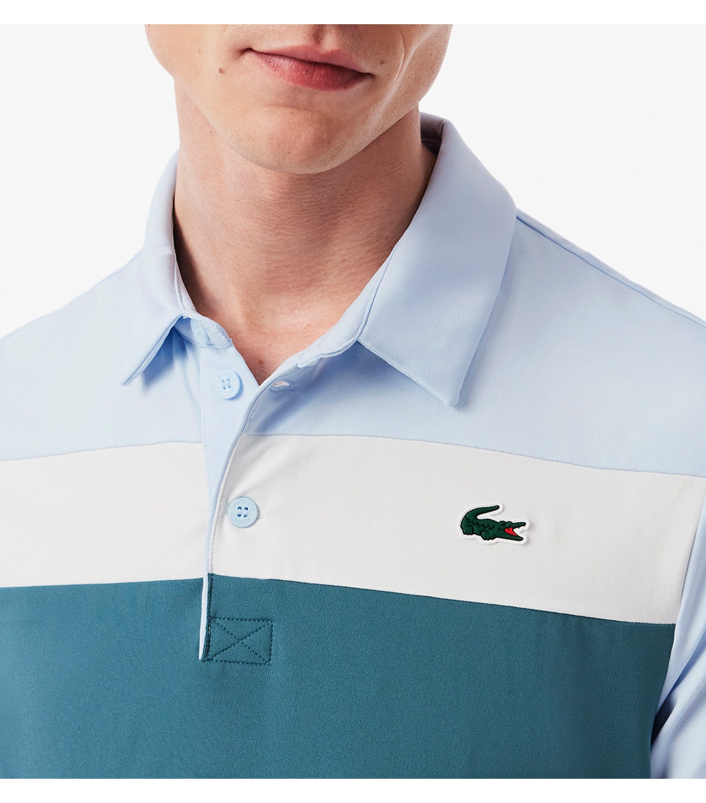 Regular Fit Color-Block Golf Polo Shirt