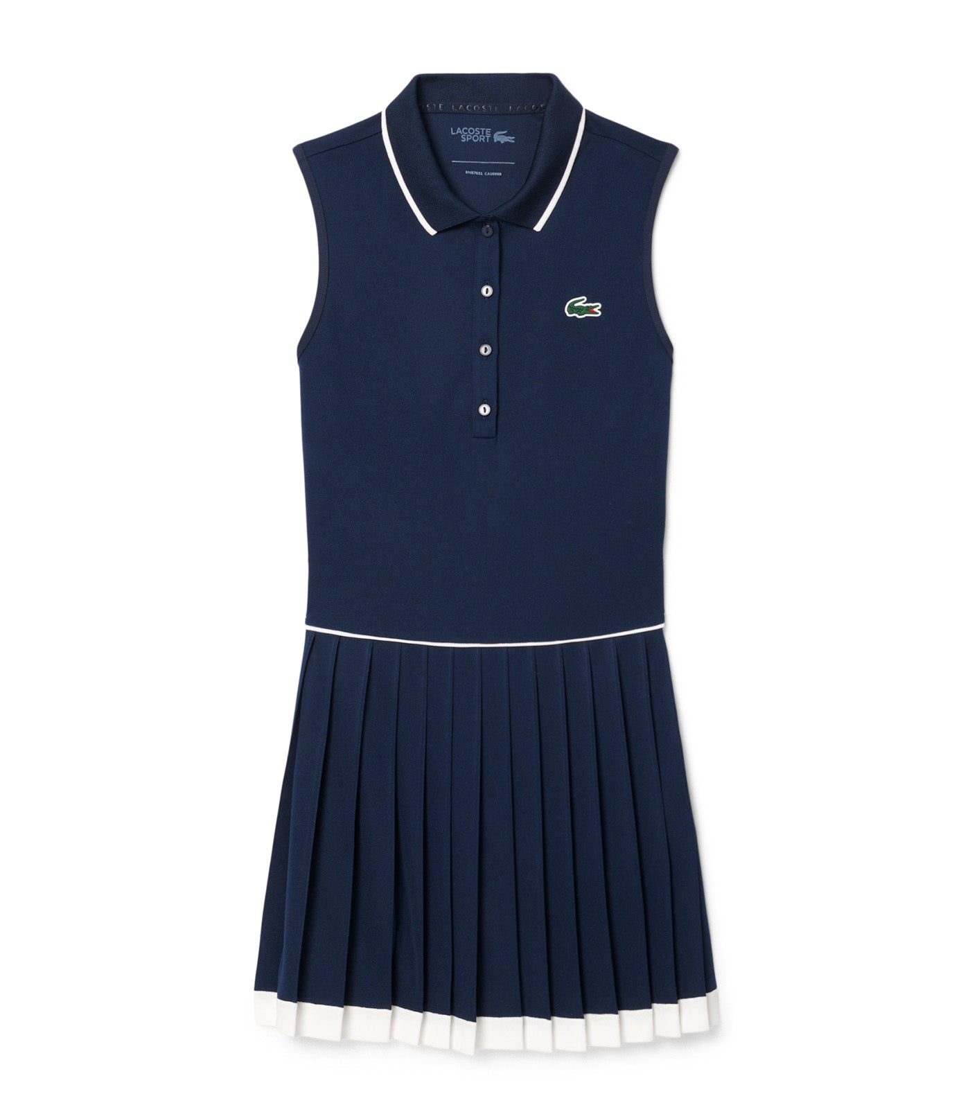 Ultra Dry Tennis Heritage Dress Navy Blue/Flour/Navy Blue