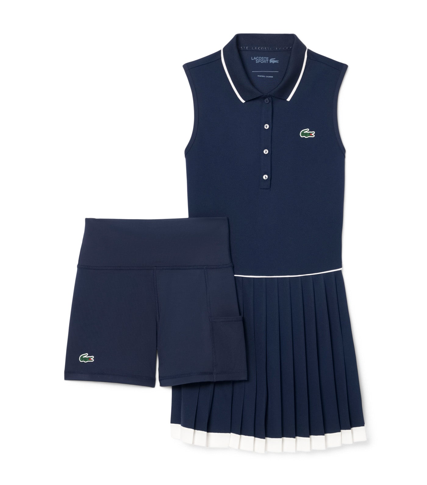 Ultra Dry Tennis Heritage Dress Navy Blue/Flour/Navy Blue