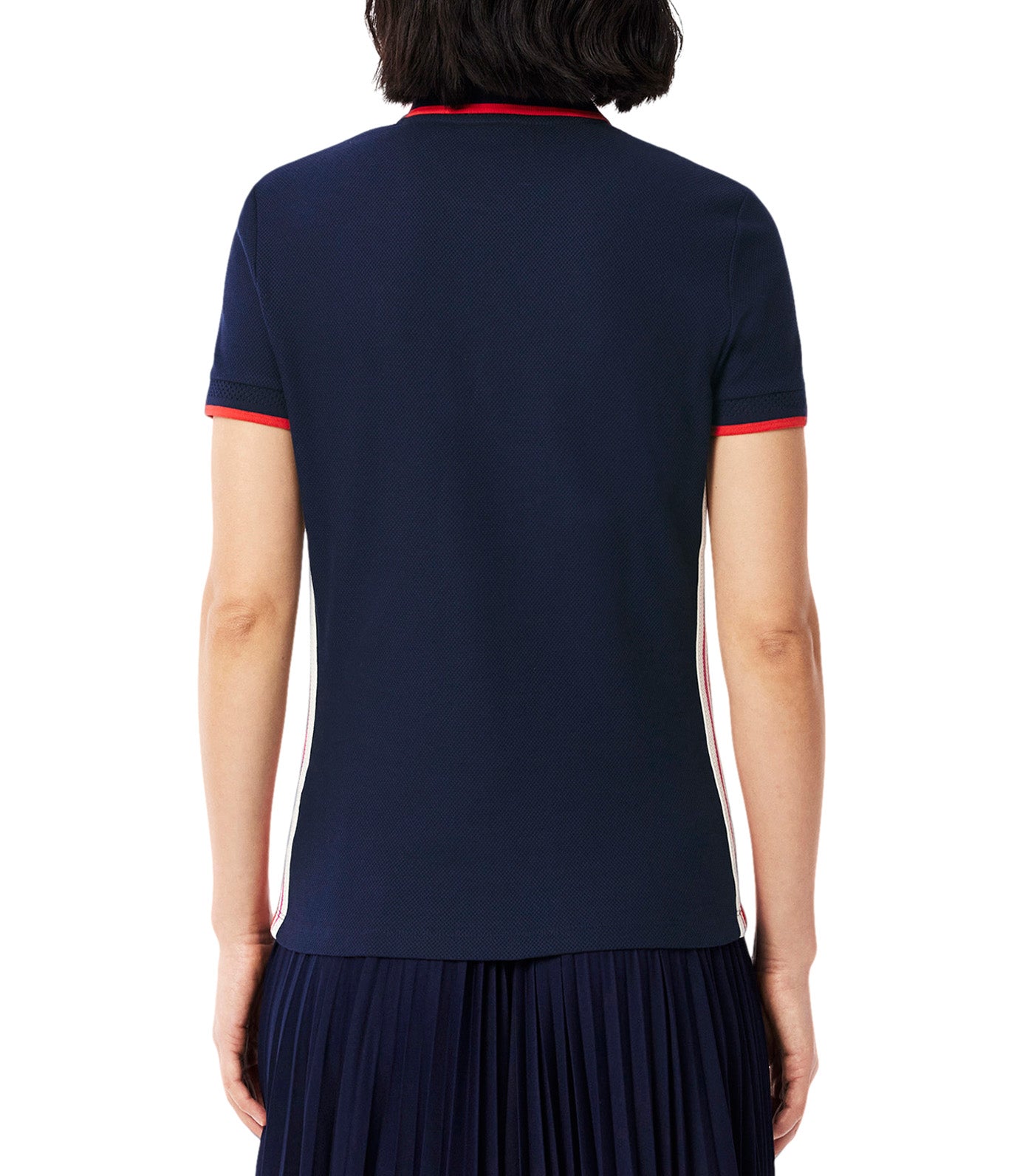 Slim Fit French Made Polo Shirt Navy Blue