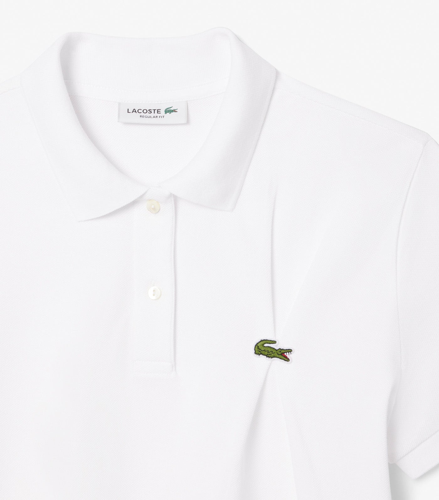 Regular Fit Petit Piqué Polo Shirt White