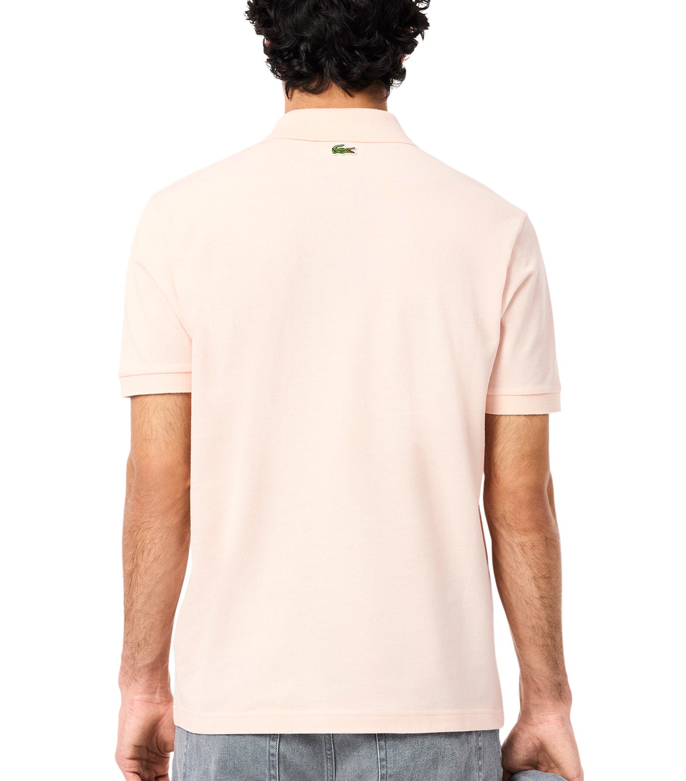 Men's Classic Fit Printed L.12.12 Polo Angora/Latte