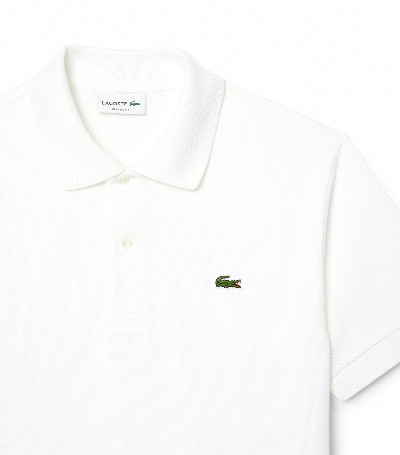 Lacoste Classic Fit L.12.12 Heavy Piqué Polo Shirt White